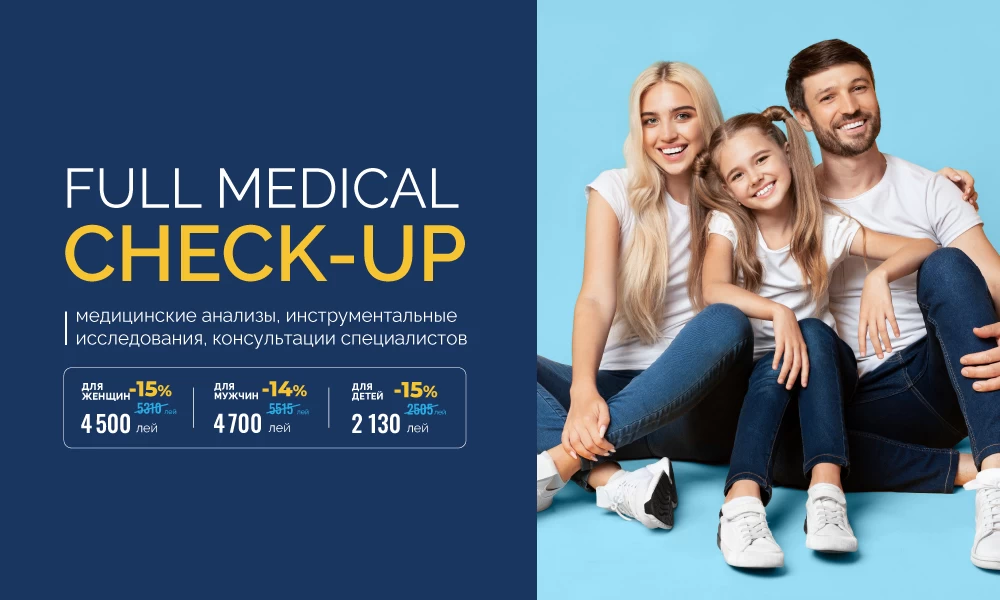 Full Medical Check-Up – with us, you can manage it all!